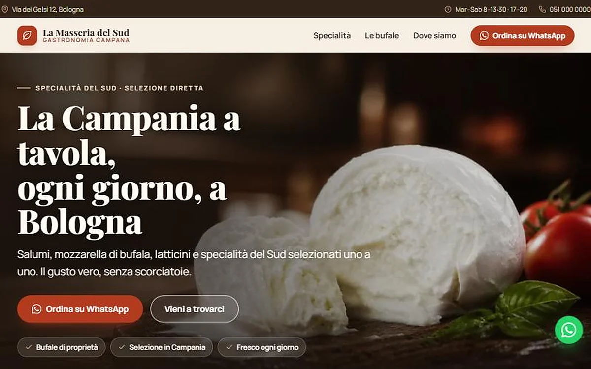 Anteprima del sito La Masseria del Sud